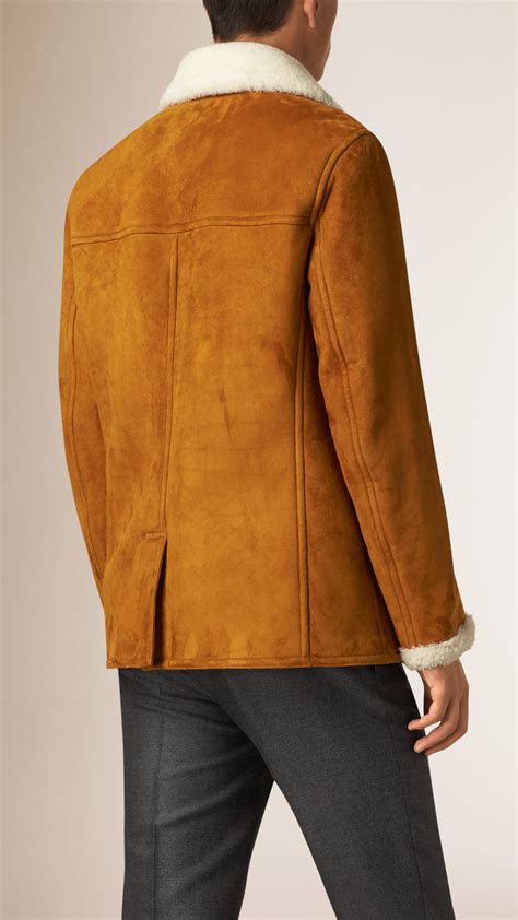 burberry sheepskin donkey jacket|Burberry signatures for men.